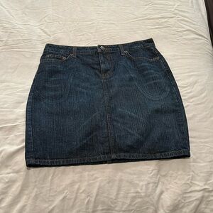 Mossimo Denim Miniskirt, Size 10